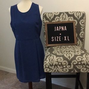 Blue stunning shift dress * Japna size XL‎